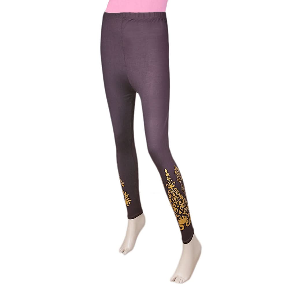 Women's Printed Tight- Brown, Women, Pants & Tights, Chase Value, Chase Value