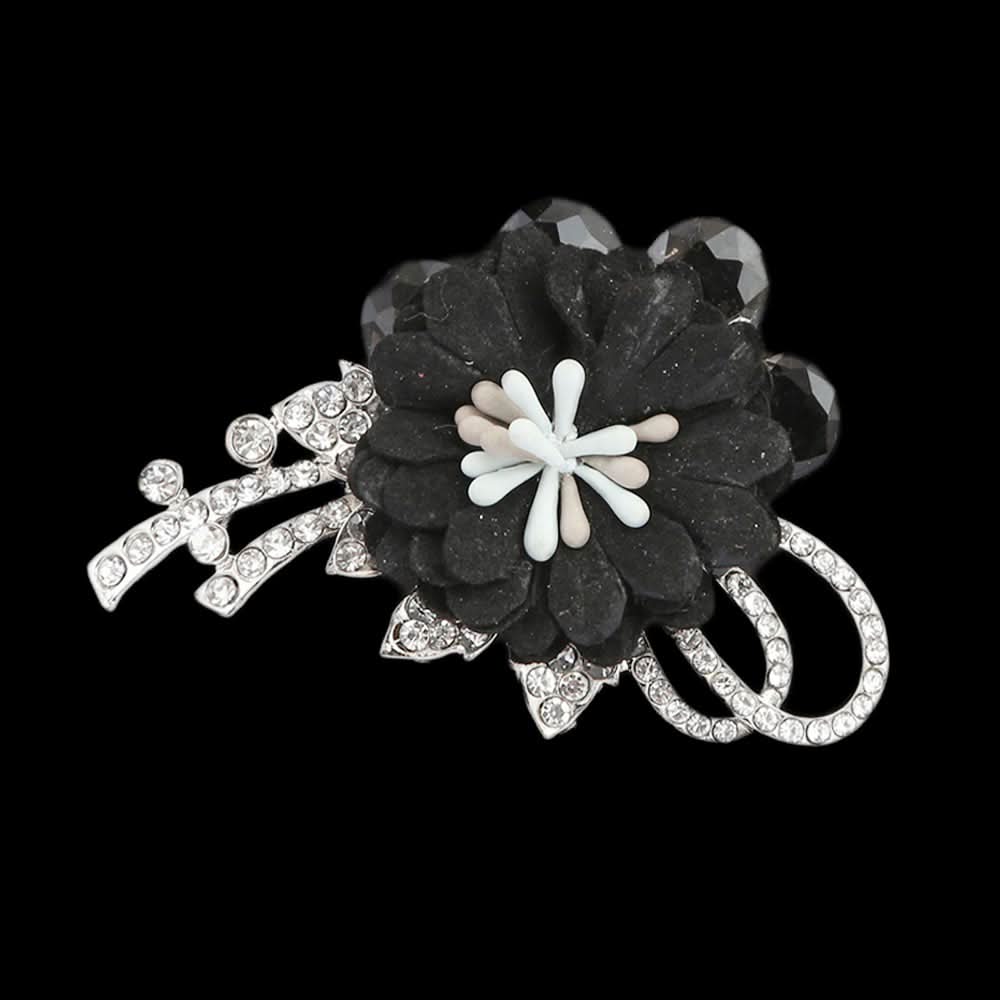 Women's Scarf Brooch - Black, Women, Scarf Pins & Brooches, Chase Value, Chase Value