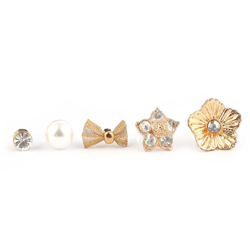 Women's Ear Tops - 5 Pieces, Jewellery, Chase Value, Chase Value