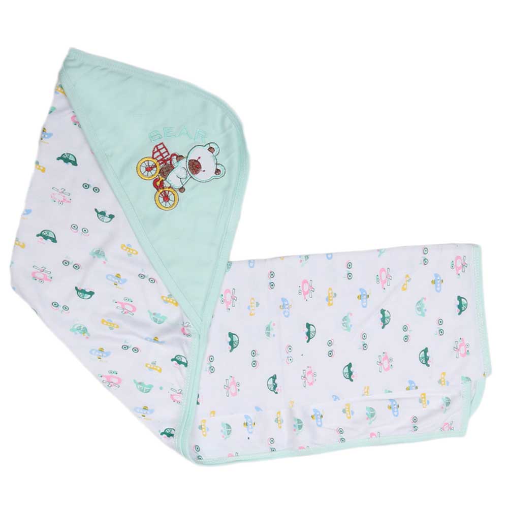 Newborn Baby Wrapping Sheet - Cyan, Newborn Baby Accessories, Chase Value, Chase Value