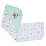 Newborn Baby Wrapping Sheet - Cyan, Newborn Baby Accessories, Chase Value, Chase Value