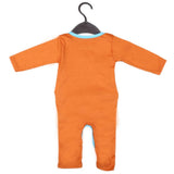 Newborn Boys Full Sleeves Romper - Brown, Kids, NB Boys Rompers, Chase Value, Chase Value