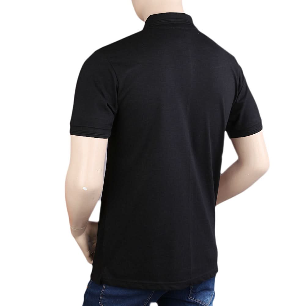 Men's Half Sleeves Polo T-Shirt - Black, Men, T-Shirts And Polos, Chase Value, Chase Value