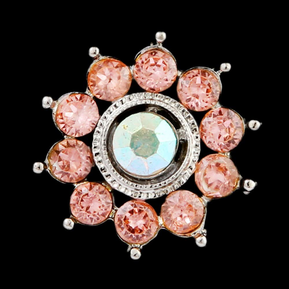Women's Fancy Brooch - Peach, Women, Scarf Pins & Brooches, Chase Value, Chase Value