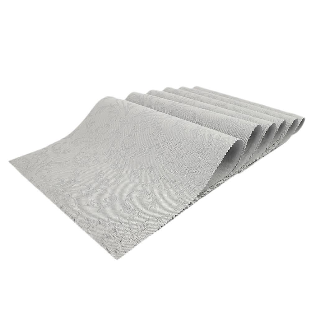 Dining Table Mats 6 Pcs - Silver, Home & Lifestyle, Mats, Chase Value, Chase Value