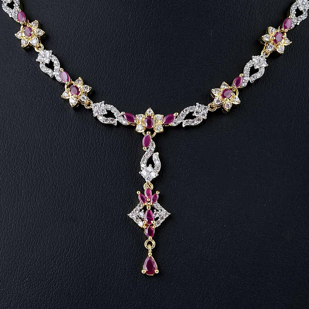 Women's Fancy Jewellery Set - Golden Maroon, Women, Jewellery Set, Chase Value, Chase Value