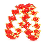 Girl's Fancy Bangles 2 Pcs - Red - test-store-for-chase-value