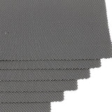 Dining Table Mats 6 Pcs - Black and White, Home & Lifestyle, Mats, Chase Value, Chase Value