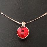 Women's Fancy Locket Set - Red, Women, Chains & Lockets, Chase Value, Chase Value