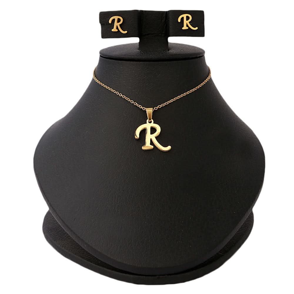 Women's Alphabetic Locket Set - Gold, Women, Chains & Lockets, Chase Value, Chase Value