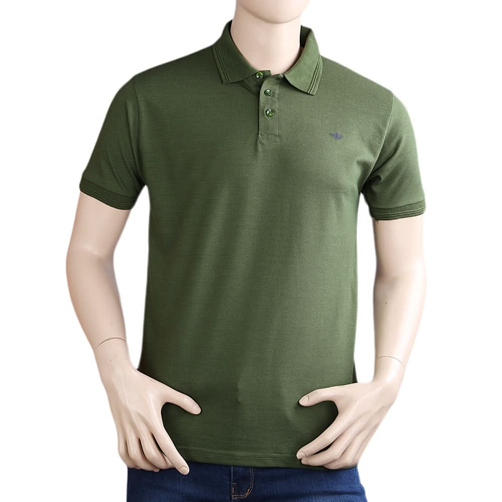 Men's Half Sleeves T-Shirt - Green, Men's Fashion, Chase Value, Chase Value