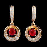 Women's Fancy Earring - Golden Red, Jewellery, Chase Value, Chase Value
