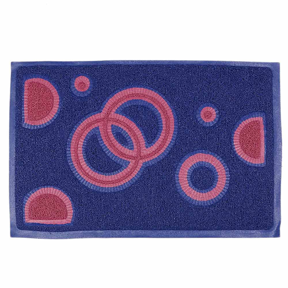 PVC Door Mat 15 x 22 - Blue, Home & Lifestyle, Mats, Chase Value, Chase Value