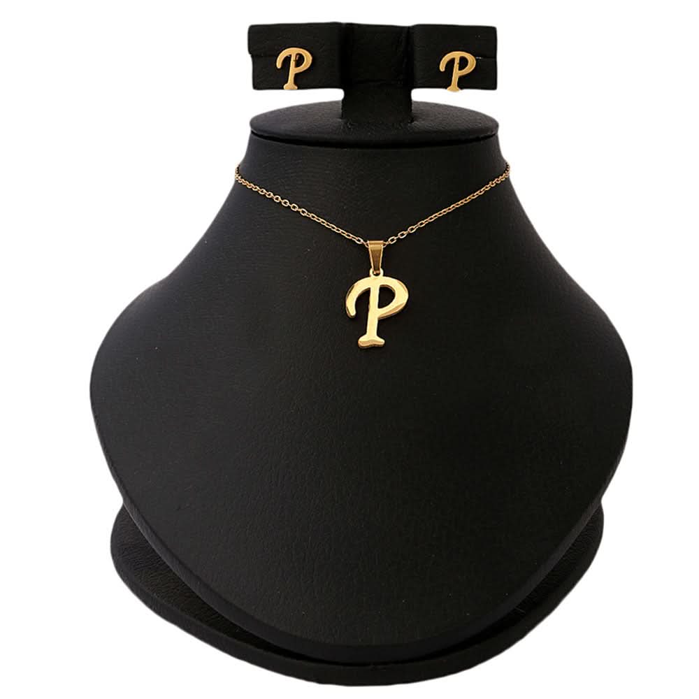 Women's Alphabetic Locket Set - Gold, Women, Chains & Lockets, Chase Value, Chase Value
