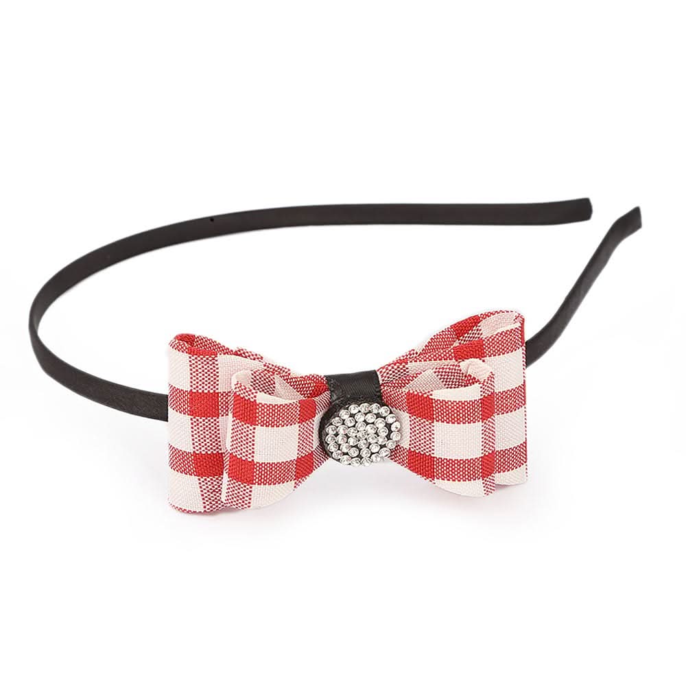 Girls Hair Band - Red & White, Kids, Hair Accessories, Chase Value, Chase Value