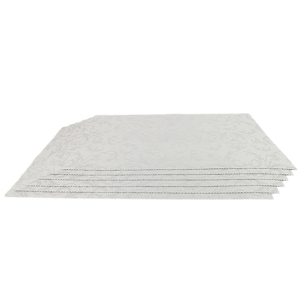 Dining Table Mats 6 Pcs - Silver, Home & Lifestyle, Mats, Chase Value, Chase Value
