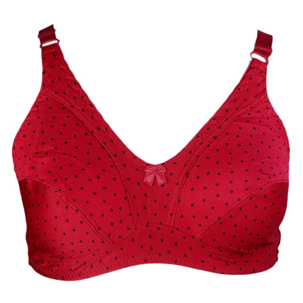 Women's Cotton Bra (288) - Maroon, Women, Bras, Chase Value, Chase Value