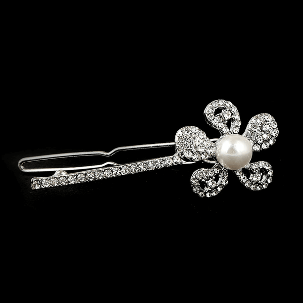 Women's Fancy Hair Clip - Silver - test-store-for-chase-value