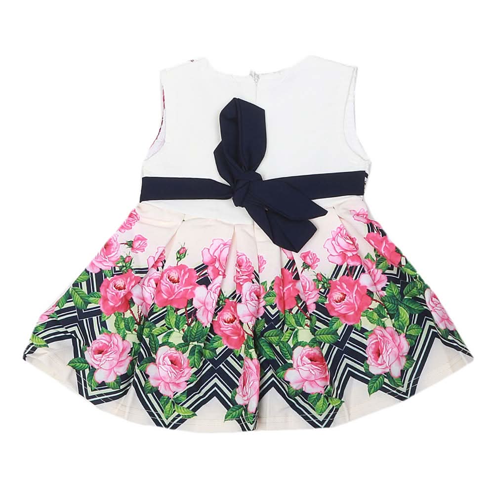 Newborn Girls Frock - Fawn, Kids, NB Girls Frocks, Chase Value, Chase Value