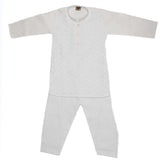 Boys Chicken Shalwar Suit - White, Kids, Boys Shalwar Kameez, Chase Value, Chase Value