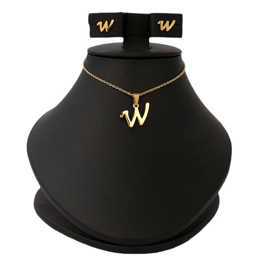 Women's Alphabetic Locket Set - Gold, Women, Chains & Lockets, Chase Value, Chase Value