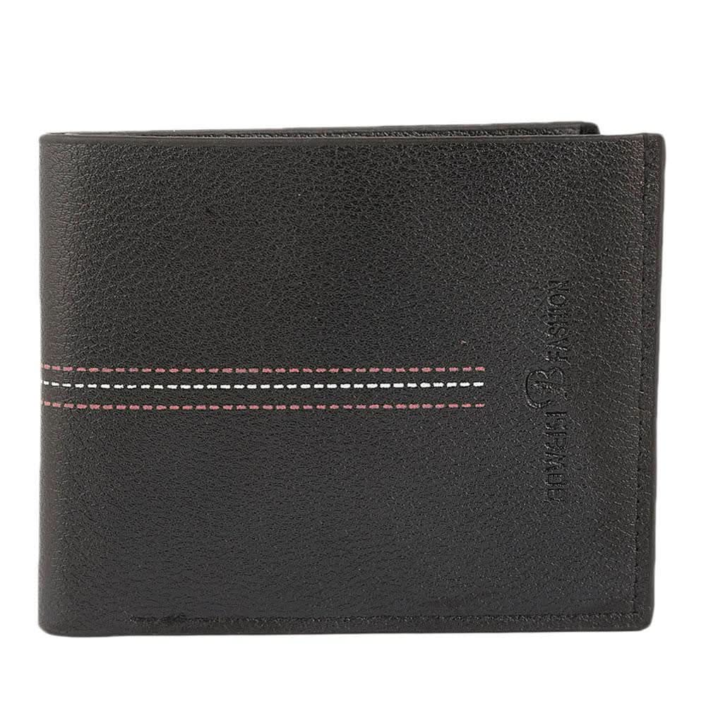 Men's Leather Wallet - Black - test-store-for-chase-value