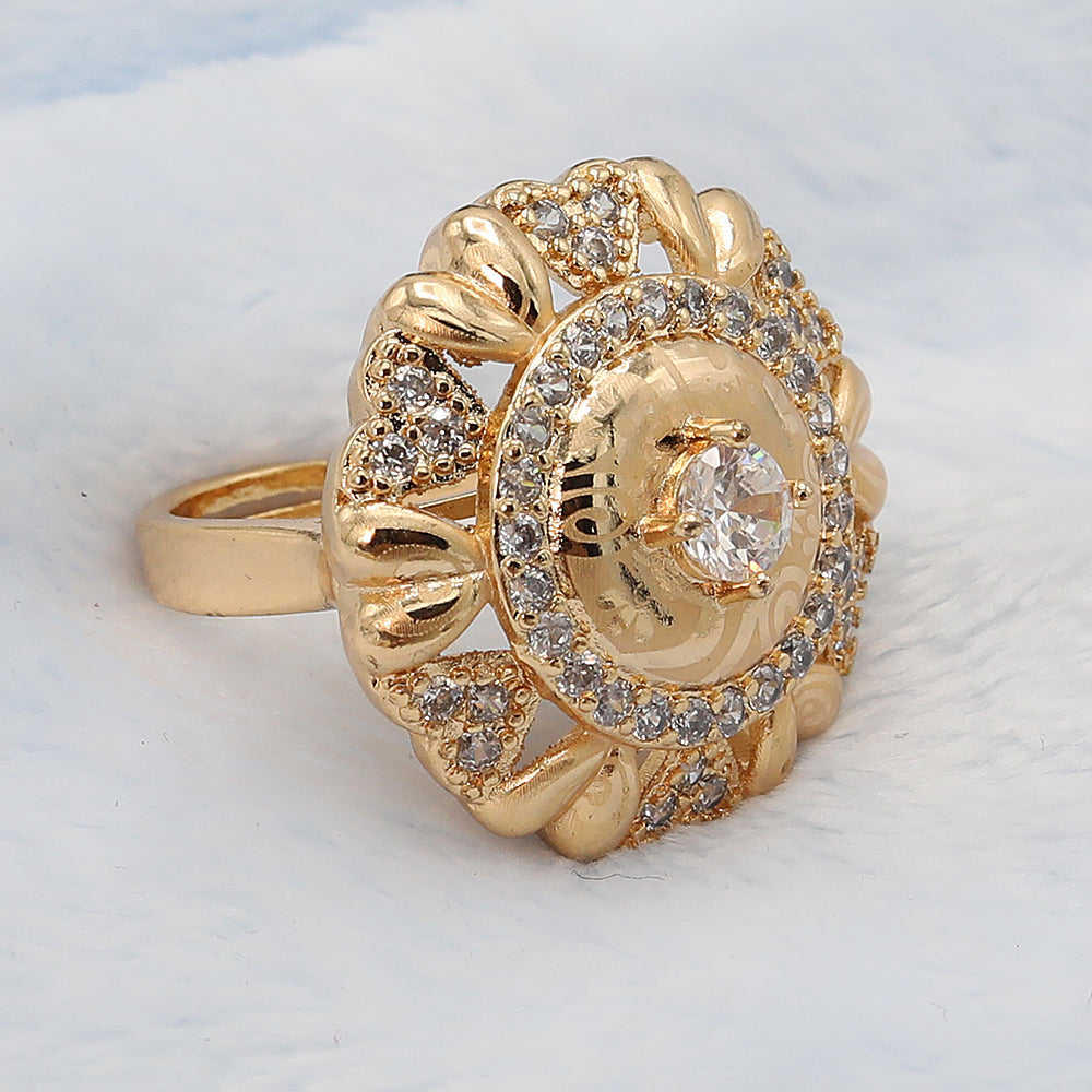 Women's Fancy Ring - Golden, Women, Finger Rings, Chase Value, Chase Value