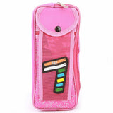 Pencil Pouch (IC-6) - Pink, Kids, Pencil Boxes And Stationery Sets, Chase Value, Chase Value