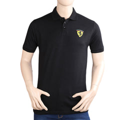 Men's Half Sleeves Polo T-Shirt - Black, Men's Fashion, Chase Value, Chase Value