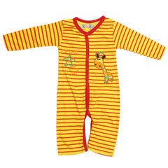Newborn Boys Full Sleeves Romper - Yellow, Kids, NB Boys Rompers, Chase Value, Chase Value