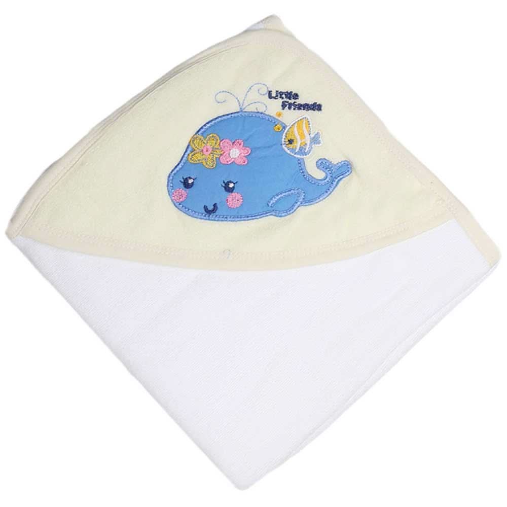 Newborn Baby Bath Towel - Yellow, Kids, Bath Accessories, Chase Value, Chase Value
