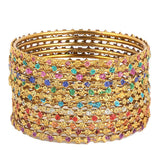 Women's Fancy Bangles 12 Pcs - Multi - test-store-for-chase-value