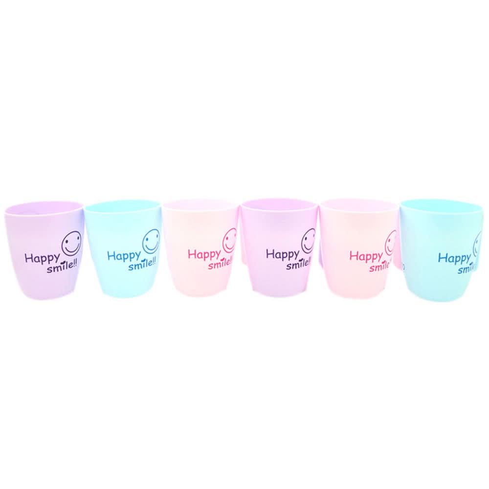 Plastic Mug 6 Pcs - Multi, Home & Lifestyle, Glassware & Drinkware, Chase Value, Chase Value
