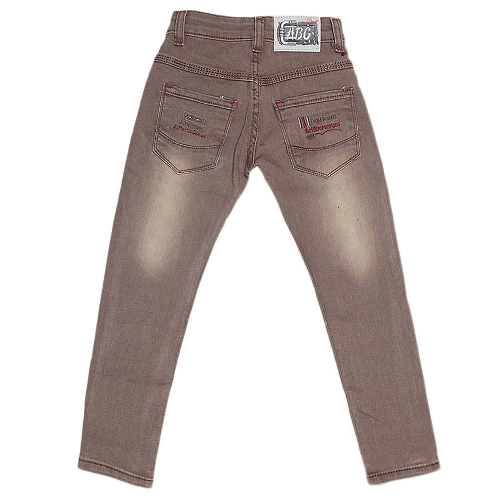 Boys Denim Pant - Brown, Kids Clothes, Chase Value, Chase Value