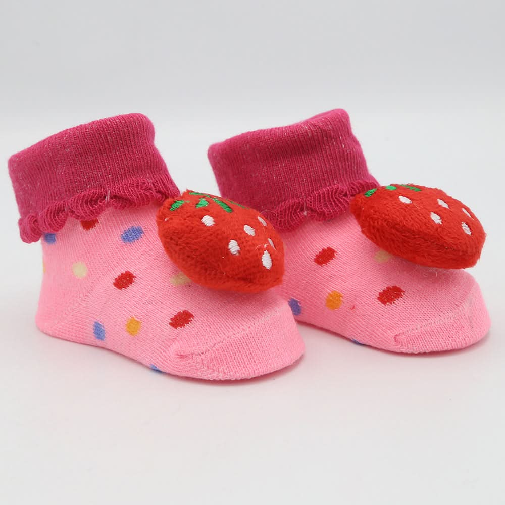 Newborn Booties (RA181) - Pink, Kids, NB Shoes And Socks, Chase Value, Chase Value