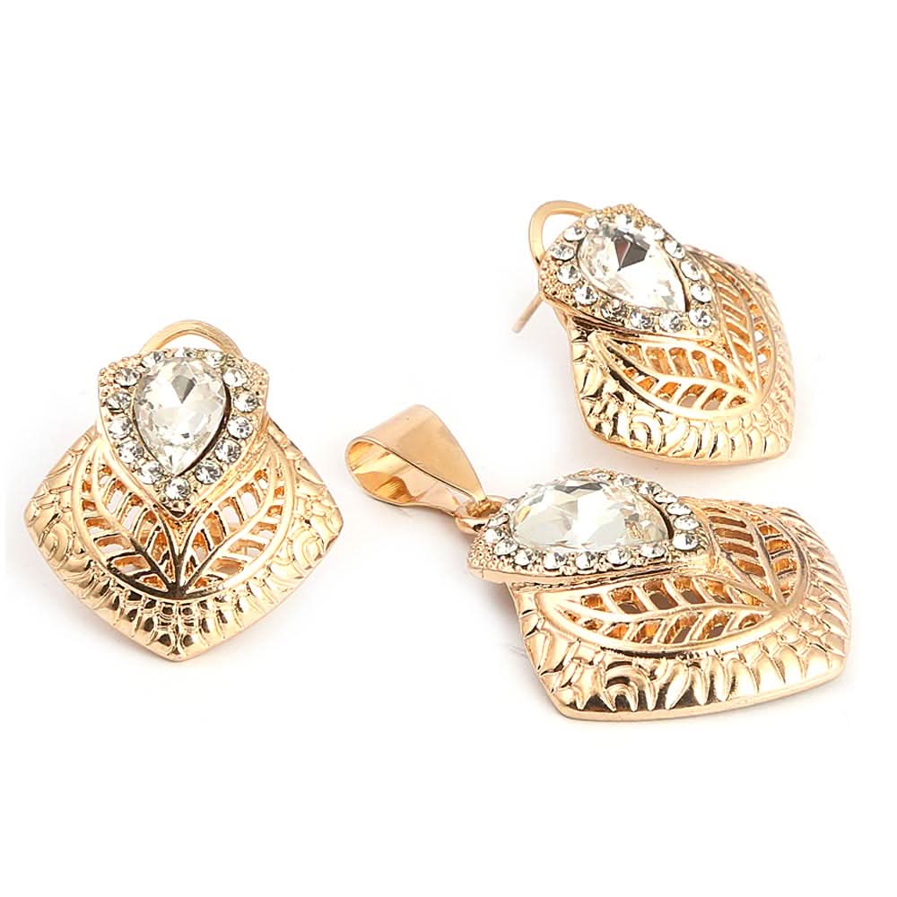 Women's Fancy  Locket Set - Golden, Women, Chains & Lockets, Chase Value, Chase Value
