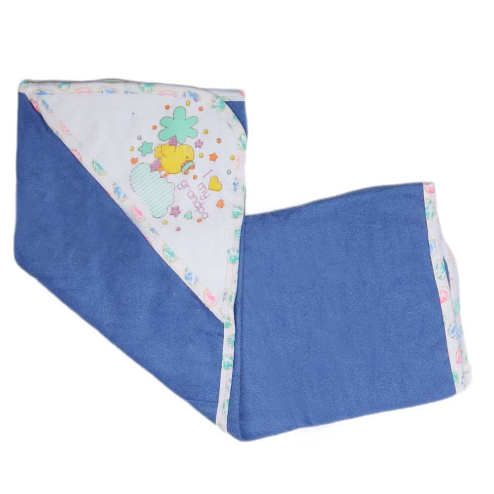 Newborn Baby Bath Towel - Blue, Kids, Bath Accessories, Chase Value, Chase Value