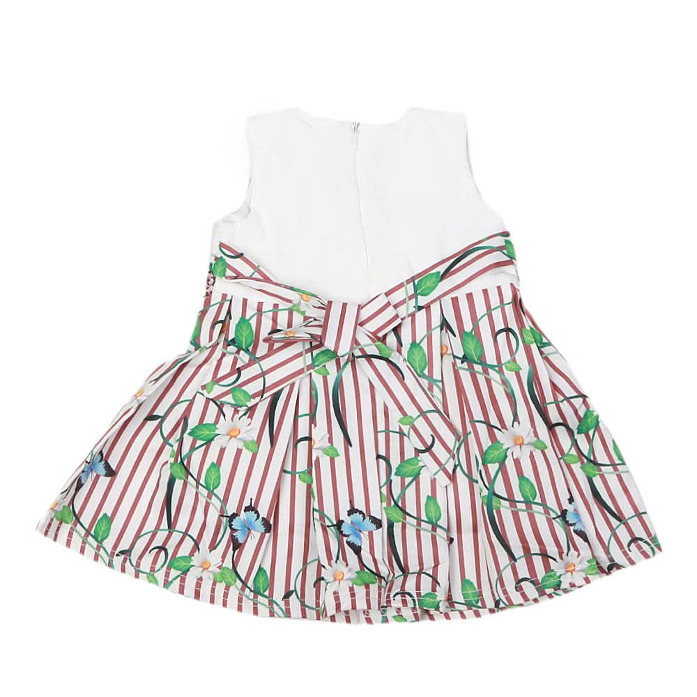 Newborn Girls Frock - Brown, Kids, NB Girls Frocks, Chase Value, Chase Value