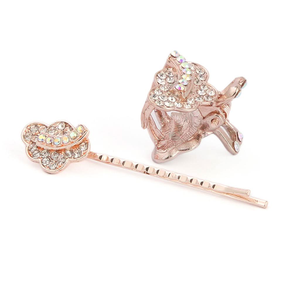 Women's Hair Pin With Catcher 2 Pcs - Coppert, Women, Hair And Head Jewellery, Chase Value, Chase Value