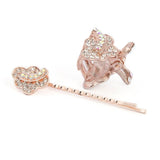 Women's Hair Pin With Catcher 2 Pcs - Coppert, Women, Hair And Head Jewellery, Chase Value, Chase Value