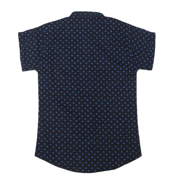 Boys Half Sleeves Casual Shirt - Navy Blue, Kids Clothes & Accessories, Chase Value, Chase Value