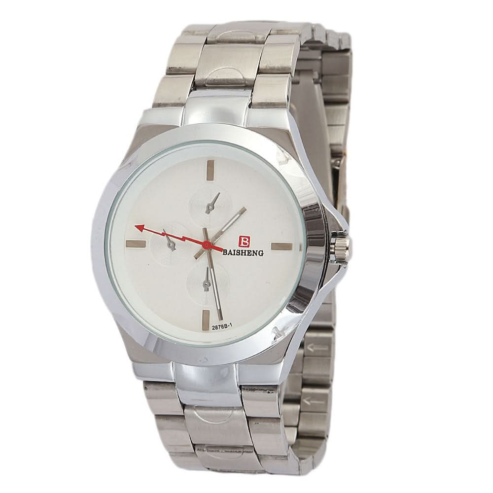 Men's Wrist Watch - White, Men, Watches, Chase Value, Chase Value