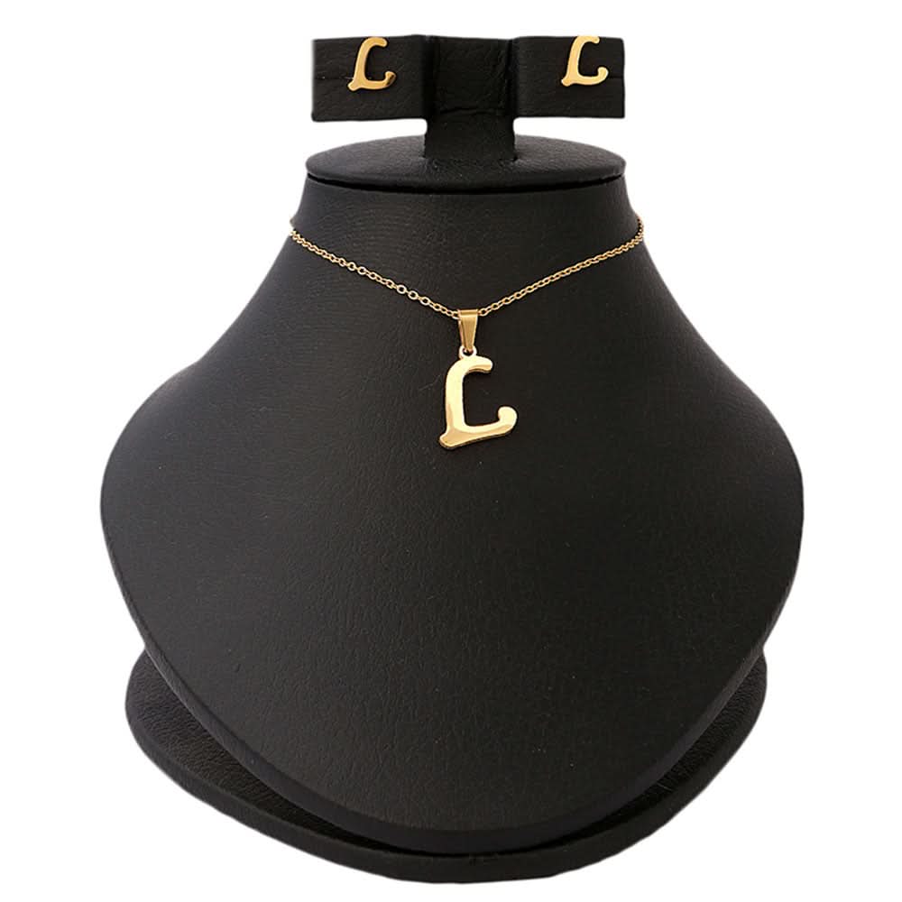 Women's Alphabetic Locket Set - Gold, Women, Chains & Lockets, Chase Value, Chase Value