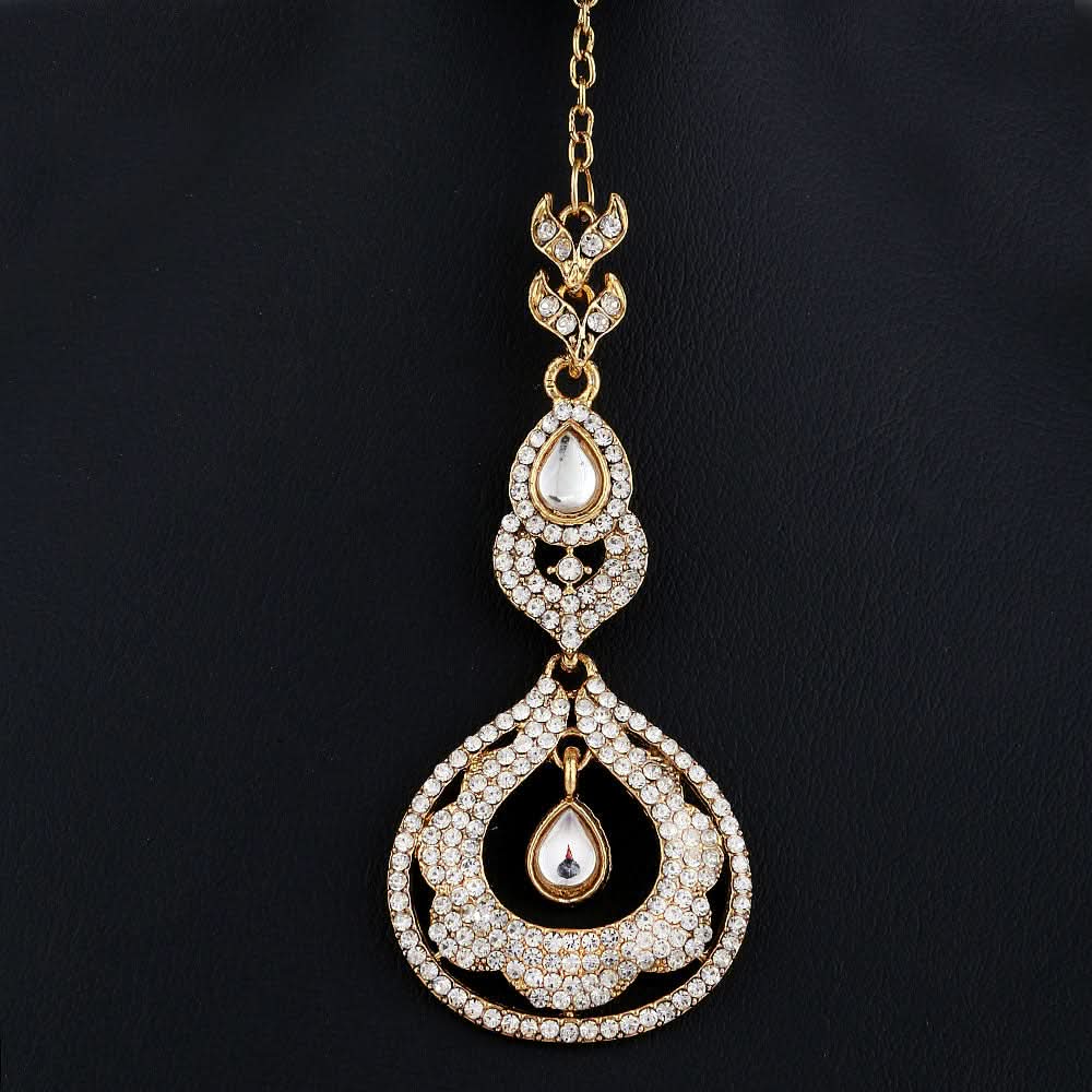 Women's Fancy Forehead Jewellery- Golden & Silver - test-store-for-chase-value