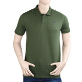 Men's Half Sleeves Polo Shirts - Green, Men, T-Shirts And Polos, Chase Value, Chase Value
