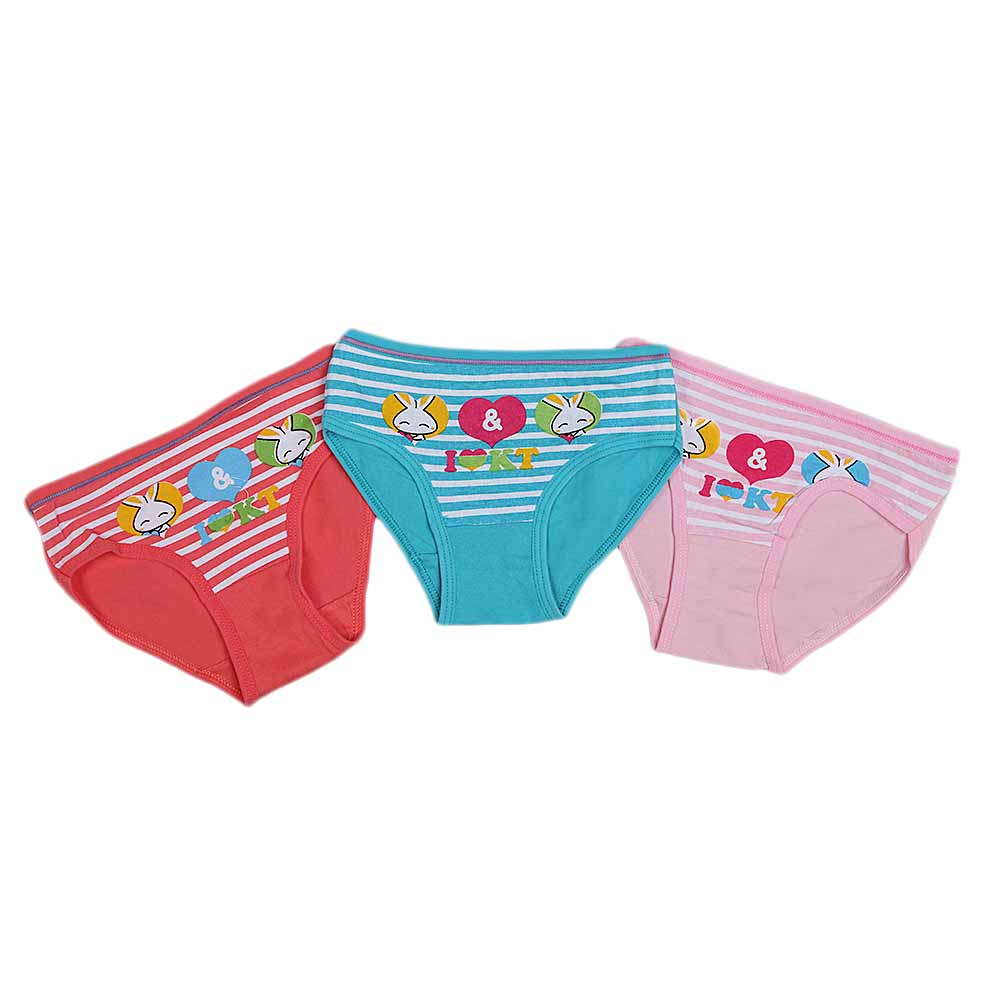 Girls Panty 3 Pcs - Multi, Kids, Panties And Briefs, Chase Value, Chase Value