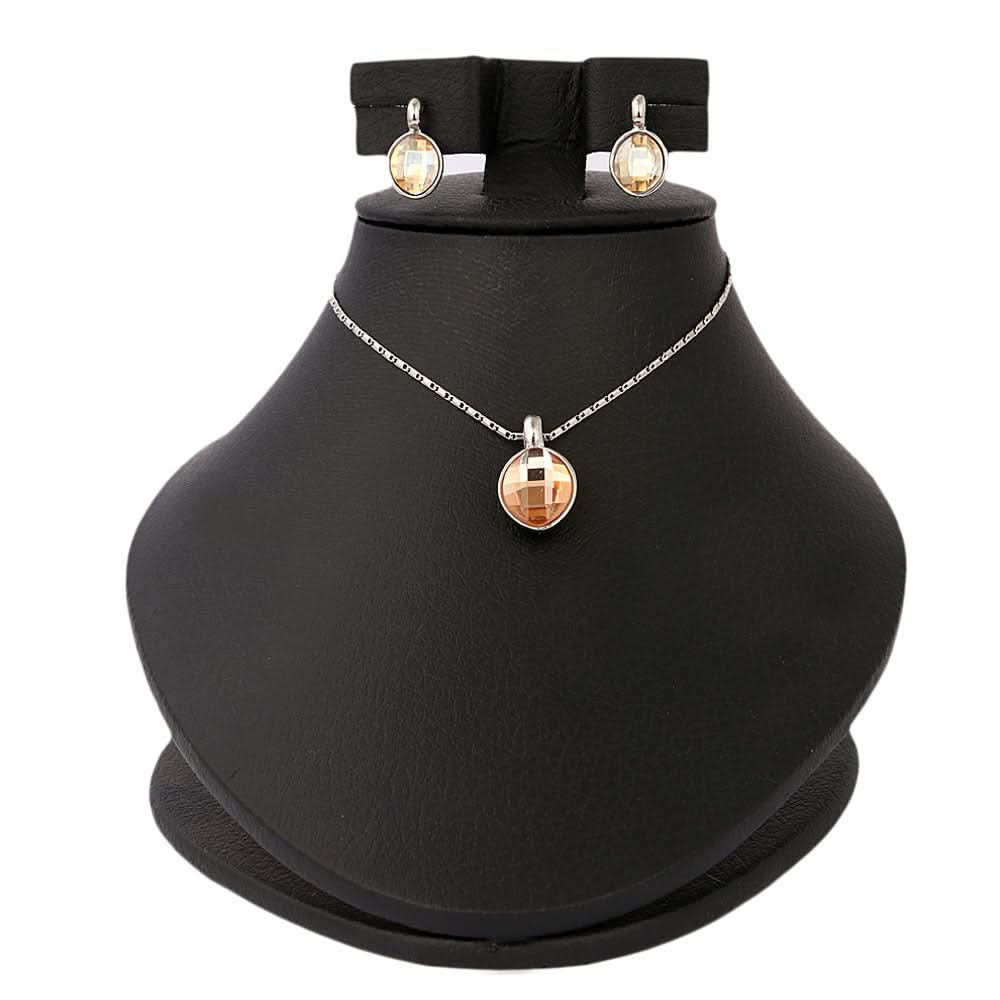 Women's Fancy Locket Set - Peach, Women, Chains & Lockets, Chase Value, Chase Value
