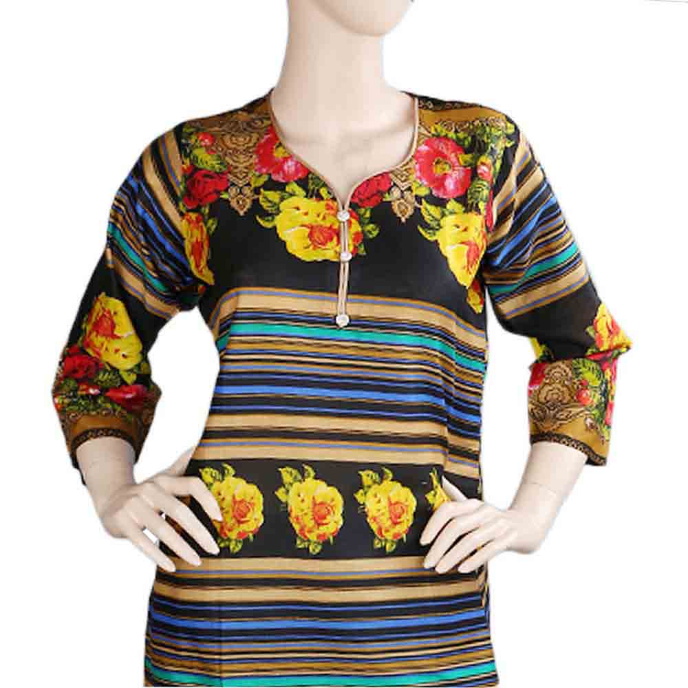 Women's Printed Lawn 2 Pcs Stitched Suit - Multi, Women's Fashion, Chase Value, Chase Value