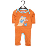 Newborn Boys Full Sleeves Romper - Brown, Kids, NB Boys Rompers, Chase Value, Chase Value