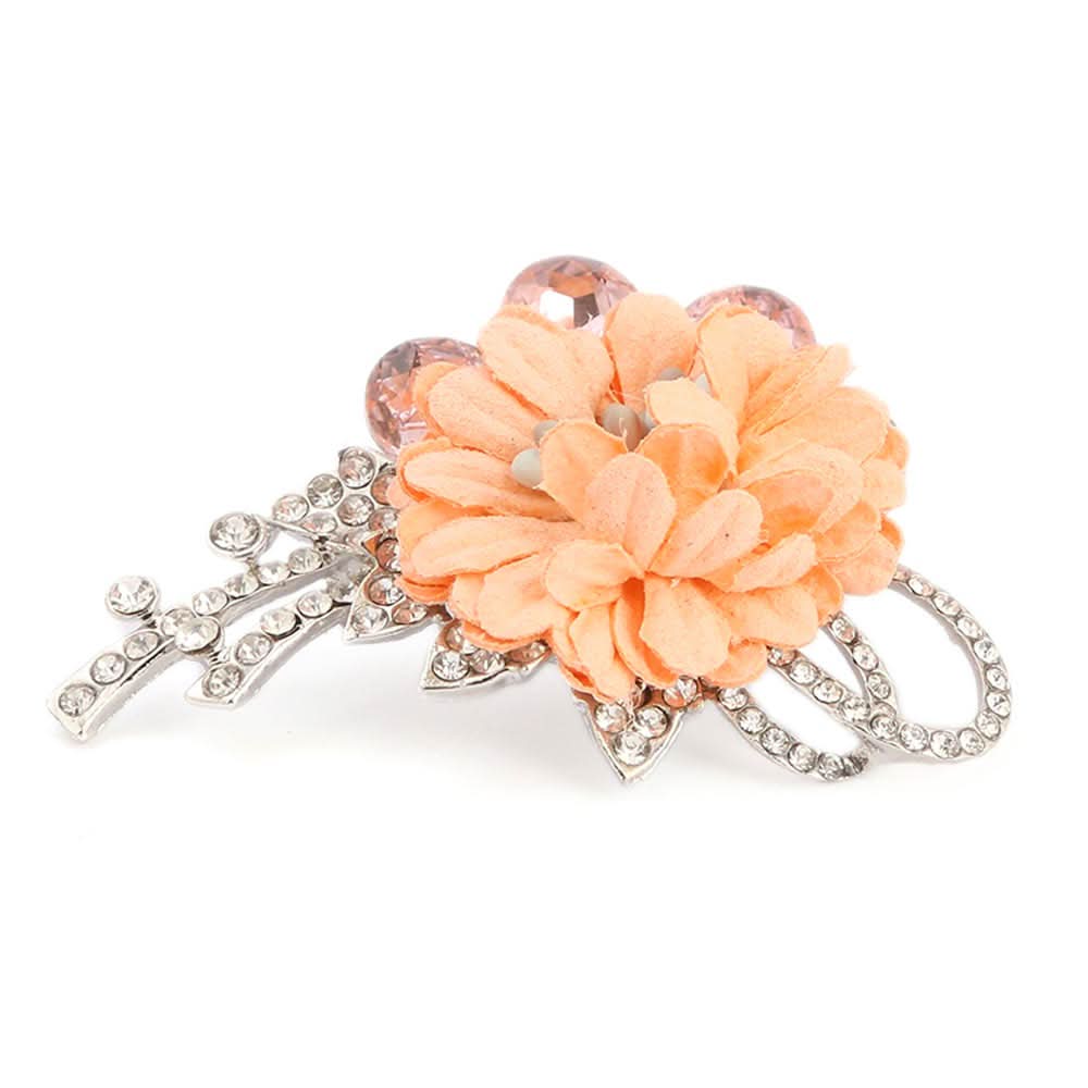 Women's Scarf Brooch - Peach, Women, Scarf Pins & Brooches, Chase Value, Chase Value